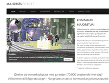 Tablet Screenshot of majorstutorget.no